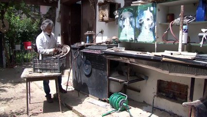 Çevre bilinci için atık metalleri hayvan heykellerine dönüştürüyor - EDİRNE