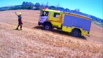 Incendio de pasto en Jerez 15/06/2020