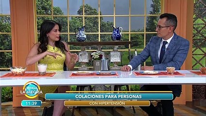 Opciones de colaciones para personas hipertensas. ¡Cuida tu salud! | Venga La Alegría