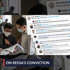 Video herunterladen: ‘A sad day for democracy’: Filipinos denounce guilty verdict in Rappler cyber libel case