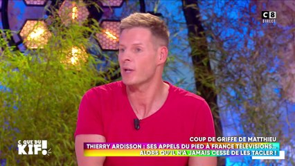 Matthieu Delormeau pousse un coup de gueule contre Thierry Ardisson