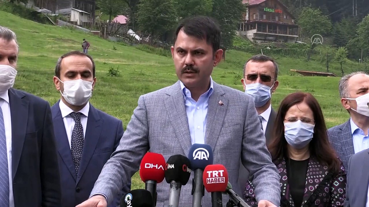 Bakan Kurum: "(Ayder Yaylası) Vatandaşlarımızla görüşmek suretiyle gönüllü bir dönüşüm sürecini başlatacağız" - RİZE