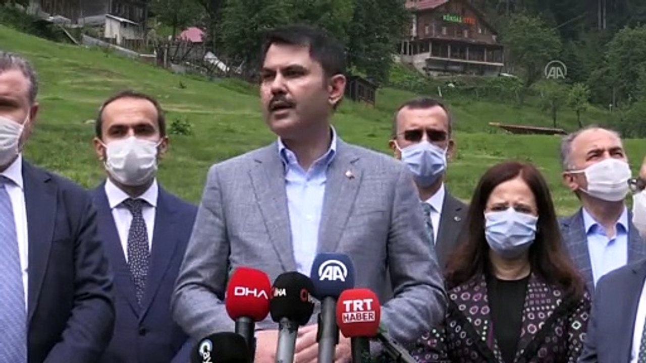 Bakan Kurum: "(Ayder Yaylası) Bu alanda hiçbir şekilde yapılaşmaya müsade etmeyeceğiz" - RİZE