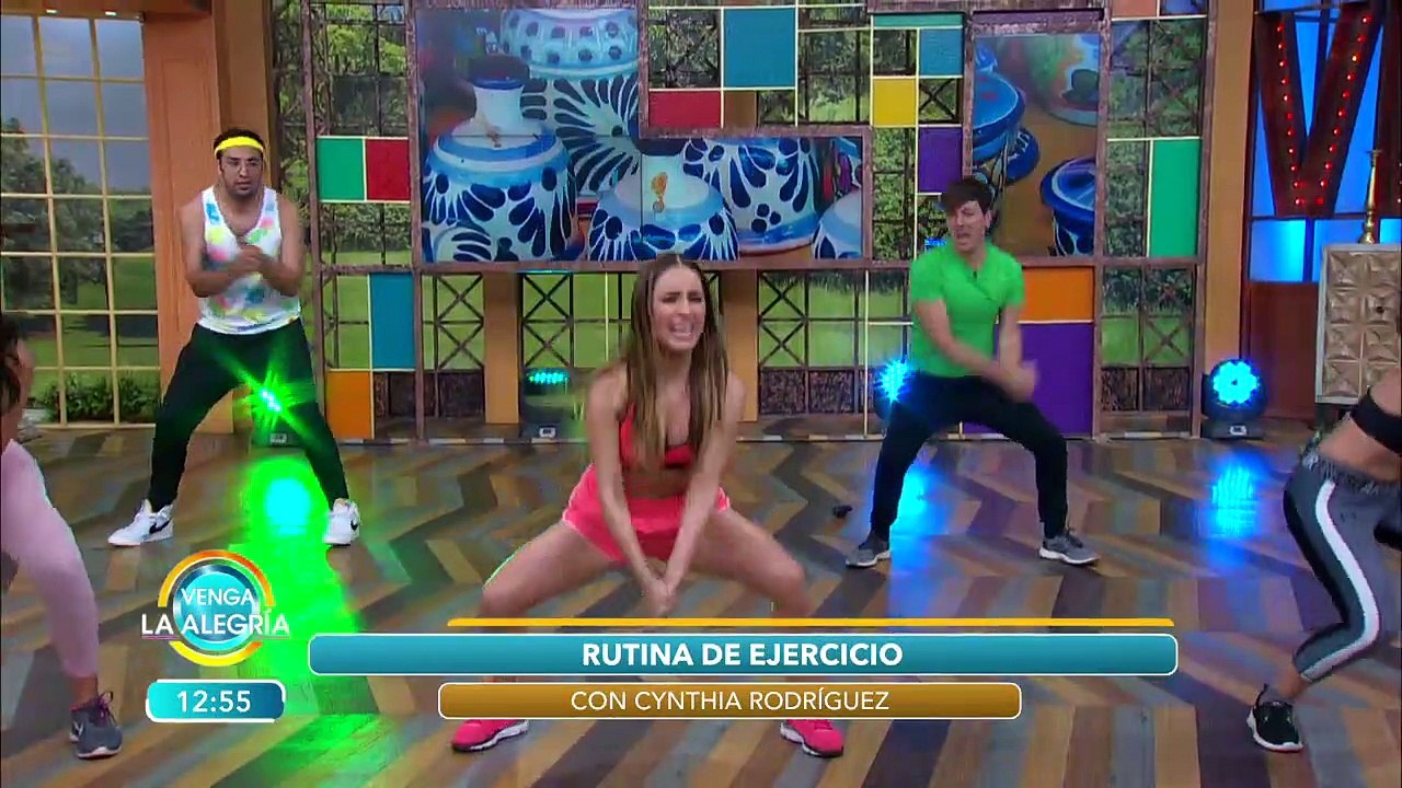 ¡A empezar la semana con todo con la nueva rutina de Cynthia Rodríguez! | Venga La Alegría