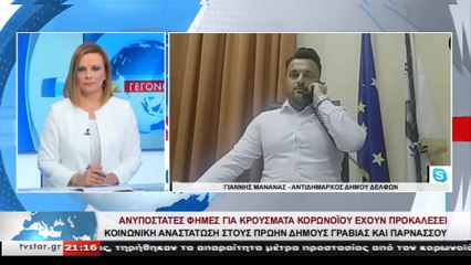 Ο αντιδήμαρχος Δελφών Γιάννης Μανανάς απαντά στις φήμες για κρούσματα κορονοϊού