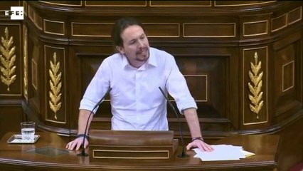 Iglesias: "El PSOE es un partido cuyo pasado está manchado de cal viva".