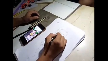 sketsa whien streetart