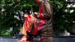 Statue of famed Italian writer defaced