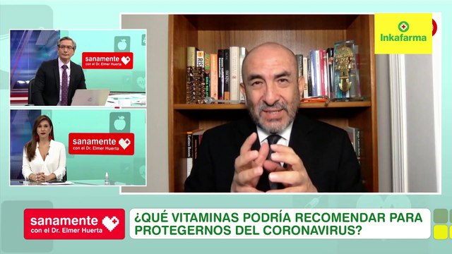 Sanamente con el Doctor Elmer Huerta: ¿Qué vitaminas tomar para protegernos del Covid-19? (HOY)