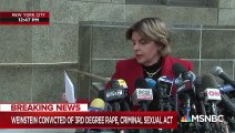 Allred Calls Conviction ‘Legal Reckoning For Harvey Weinstein’ | Andrea Mitchell | MSNBC