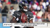 Lamar Jackson is Reportedly Okay after Falling Over a Jetski