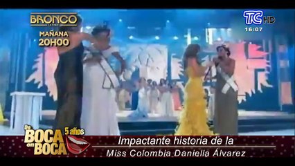 Reinas ecuatorianas opinan sobre la situación de la exmiss Colombia Daniella Álvarez