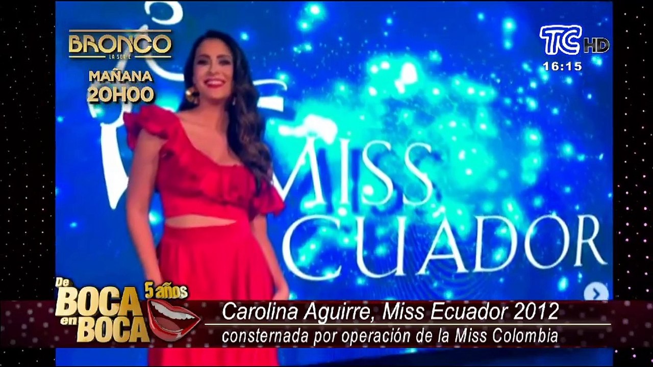 Misses ecuatorianas opinan sobre la situación de la exmiss Colombia Daniella Álvarez