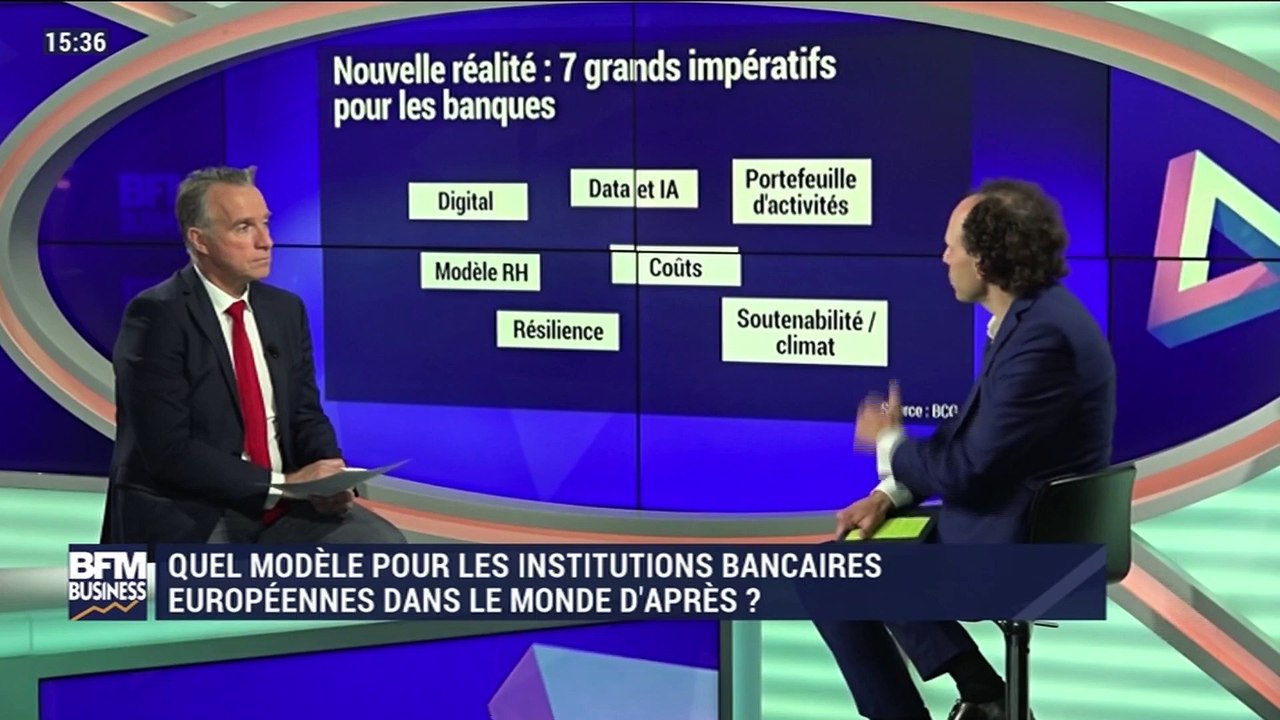 BFM Stratégie (Cours n°96): Quel modèle pour les institutions bancaires européennes dans le monde d'après ? - 14/06