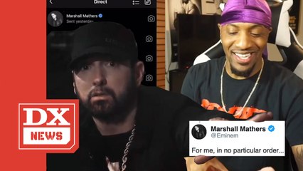 Eminem Rattles Off His Picks For Greatest Rapper Of All Time