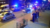 Adana'da 1 kişinin öldüğü, 6 kişinin yaralandığı trafik kazası güvenlik kamerasında