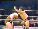 Adrian Adonis vs Eric Embry. Southwest Championship Wrestling SCW 1983