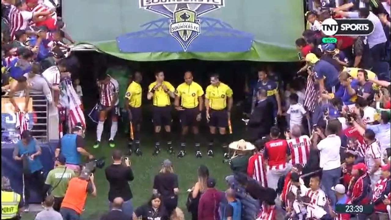 Chivas de Guadalajara 0 - 2 Boca Juniors (Primer Tiempo)