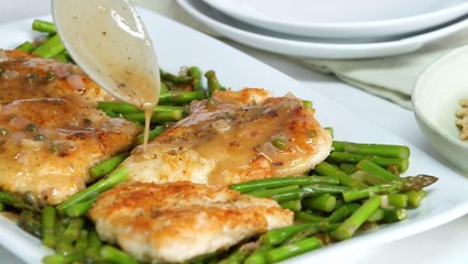 How to Make Chicken-Asparagus Piccata