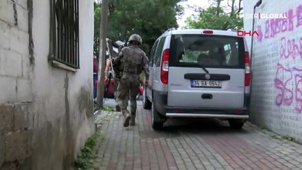 Beyoğlu'nu savaş alanına çeviren çetelere eş zamanlı baskın!