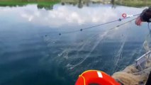 Beyşehir Gölü’nde içerisinde ağ olan balıkçı teknesine 5 bin lira ceza