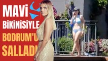 Eda Ece Mavi Bikinisiyle Göz Doldurdu |  Buğrahan Tuncer ile Lüks Villada Tatil Keyfi