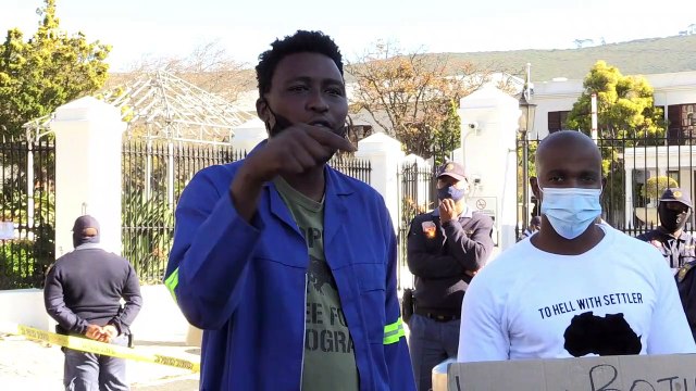 Young protesters in South Africa demand apartheid and colonial statues be removed