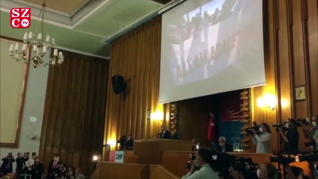 CHP grup toplantısına Adalet Yürüyüşü damga vurdu