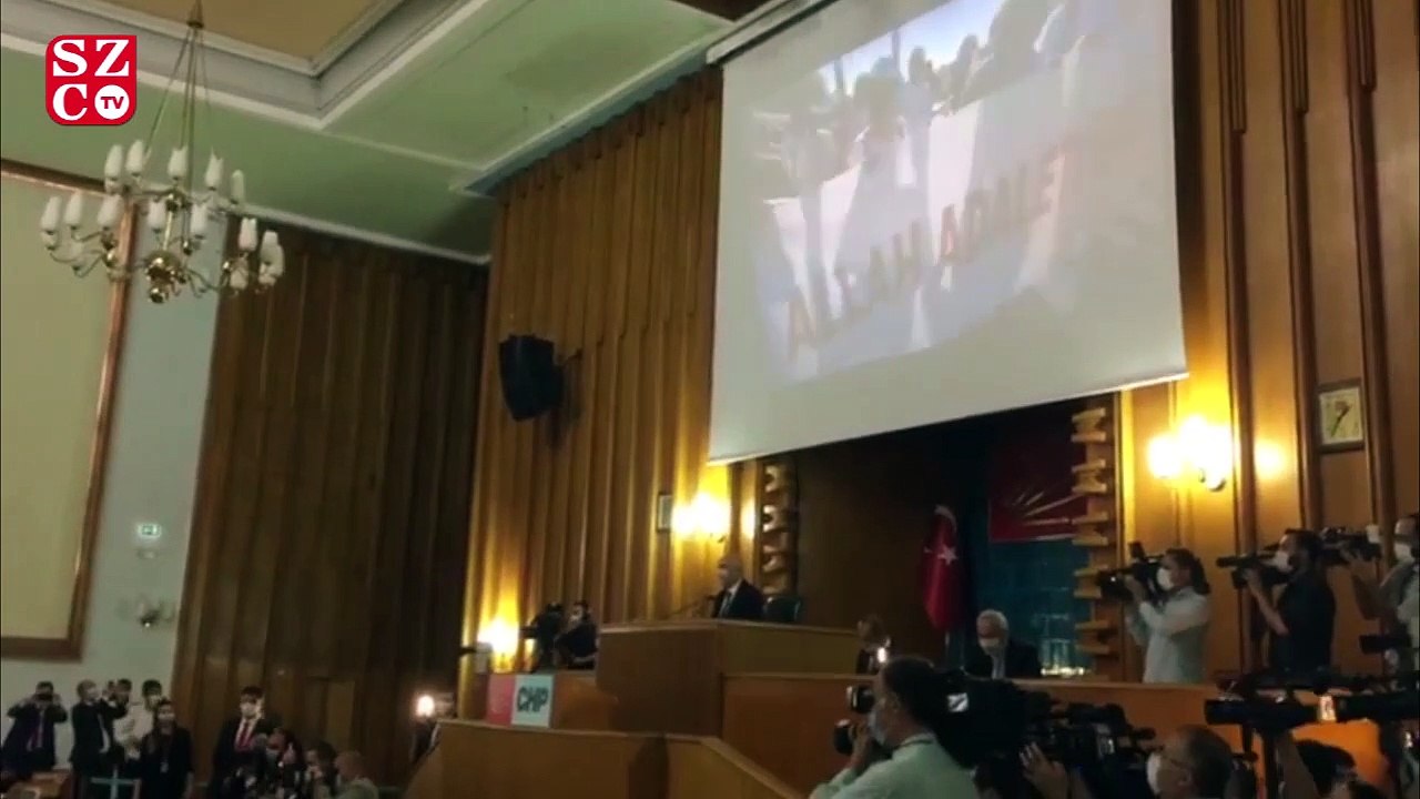 CHP grup toplantısına "Adalet Yürüyüşü" damga v...