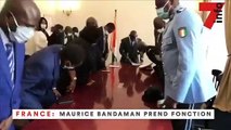 #Diplomatie | Le nouvel Ambassadeur de la Côte d'Ivoire à Paris, Maurice Bandaman, a reçu les honneurs militaires et rencontré les membres de son personnel ce lundi