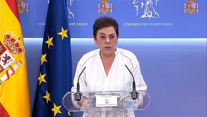 Bildu reta al PSOE a retirar los retratos de Juan Carlos I en el Congreso, como ha hecho en Navarra
