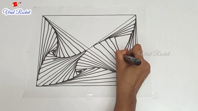 Most Satisfying Spiral Drawing | Amazing Art & Drawing Patterns | Drawing 3D Patterns | ViralRocket