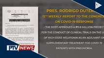Clinical trials ng high-dose melatonin, inaprubahan na ng DOST