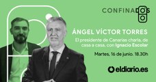Confinados, con Ángel Víctor Torres (presidente de Canarias)