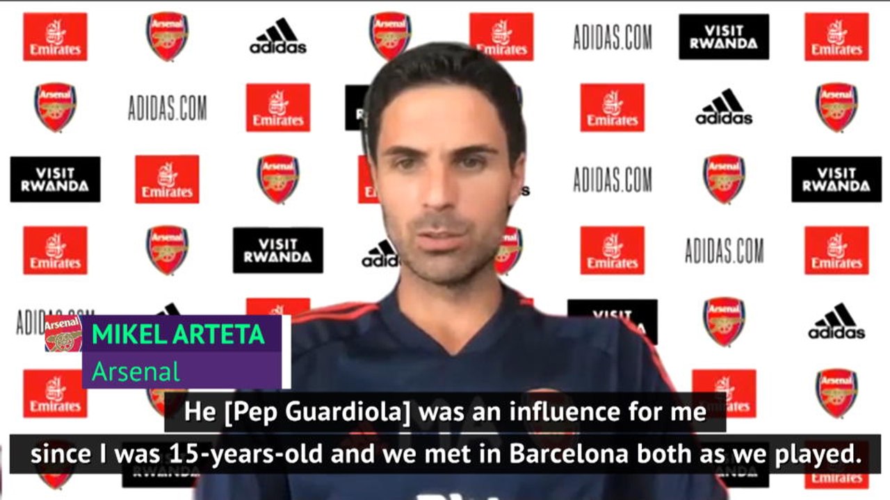 'Guardiola has been influencing me from the age of 15' - Arteta