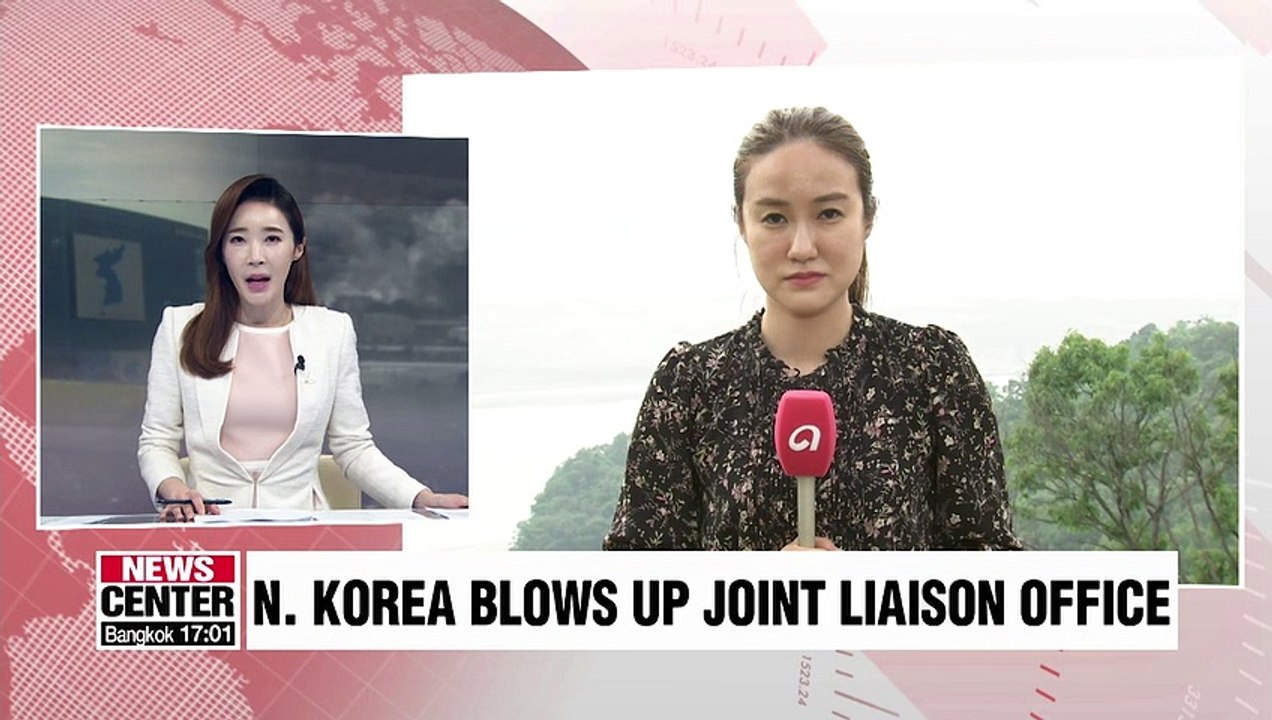 N. Korea explodes inter-Korean liasion office i...