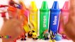 Paw Patrol Weebles Learn Colors Crayons Surprise Toys Play Doh Video for Children