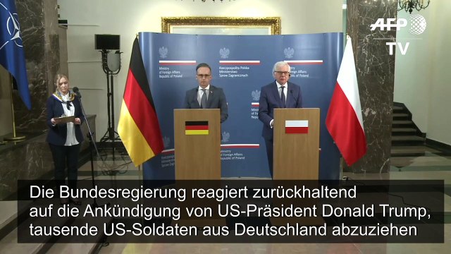 Abzug von US-Soldaten: Maas für engere europäische Zusammenarbeit