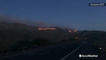 Roads closed, evacuations ordered due to wildfire