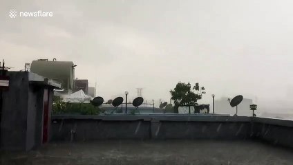 Downpours batter the Philippines as country enters rainy season