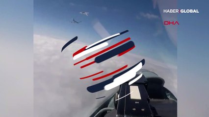 ABD uçağına Rus jetlerinin müdahalesi yayınlandı