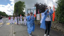 Colère des soignants: la mobilisation devant l’hôpital Yves Le Foll