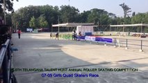 Girls Quad Skaters Race 8TH Teangana Talent Hunt Roller Skating Competition 2020