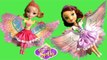 Sofia The First 2-in-1 Swan Dress Doll and Princess Amber Butterfly Dress Disney Masquerade Dolls