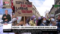 Hôpital : les soignants dans la rue à Bordeaux