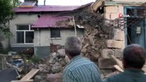 Bingöl'de 4.3 şiddetinde artçı bir deprem meydana geldi, Elmalı köyünde hasarlı binada kısmen çöküntü oluştu