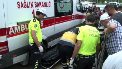 Yaşlı adam kamyonla çarptığı kadının sağlık durumunu uzun süre polislere sordu