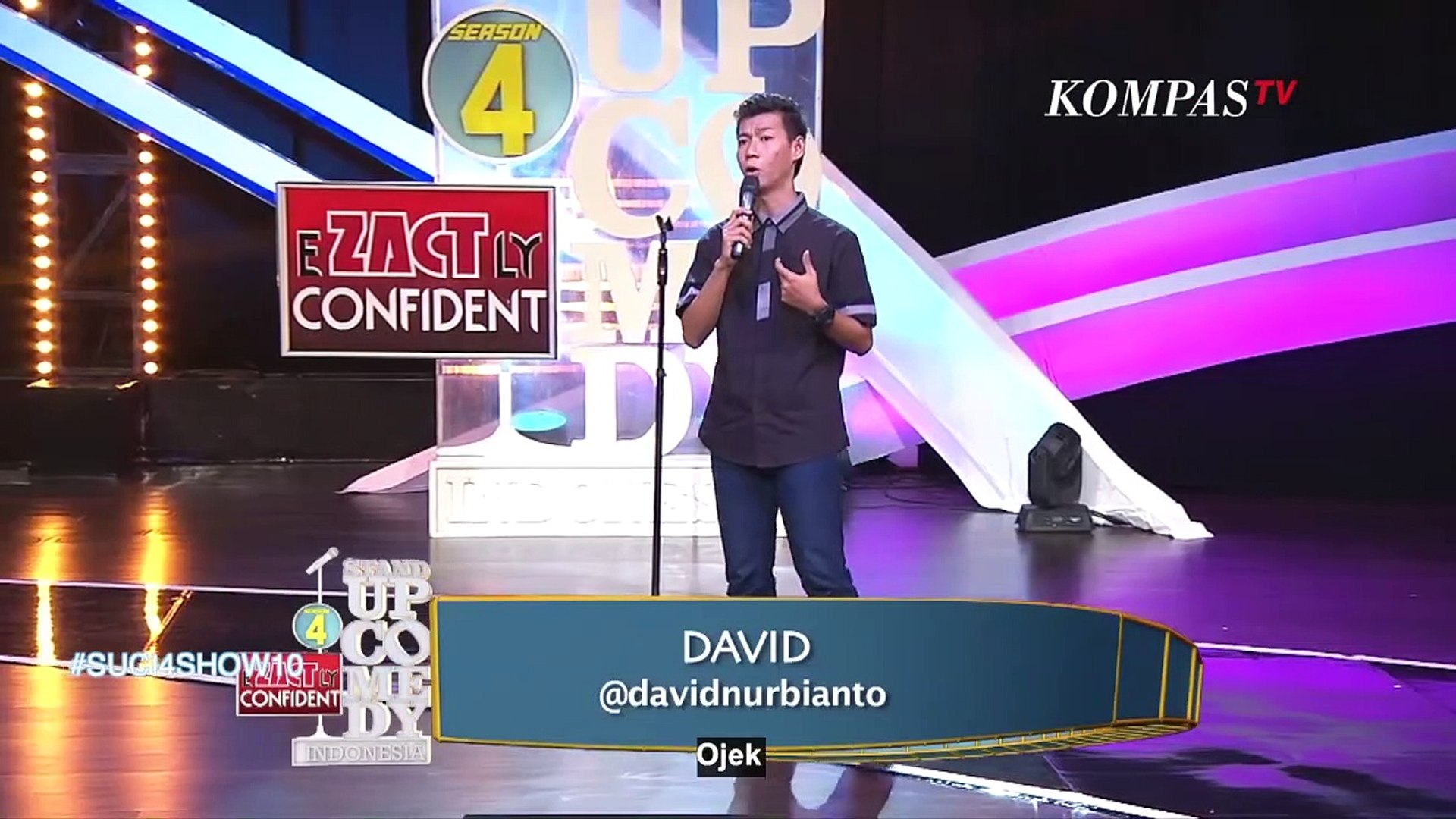 Stand Up Comedy David Nurbianto: Gua Pernah Jadi Tukang Ojek, tapi Gengsian... - SUCI 4