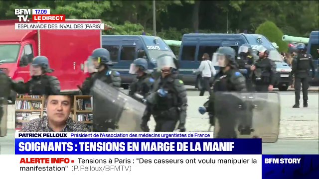 Ils se sont déguisés en soignants : Patrick Pelloux dénonce les groupuscules infiltrés dans la manifestation à Paris