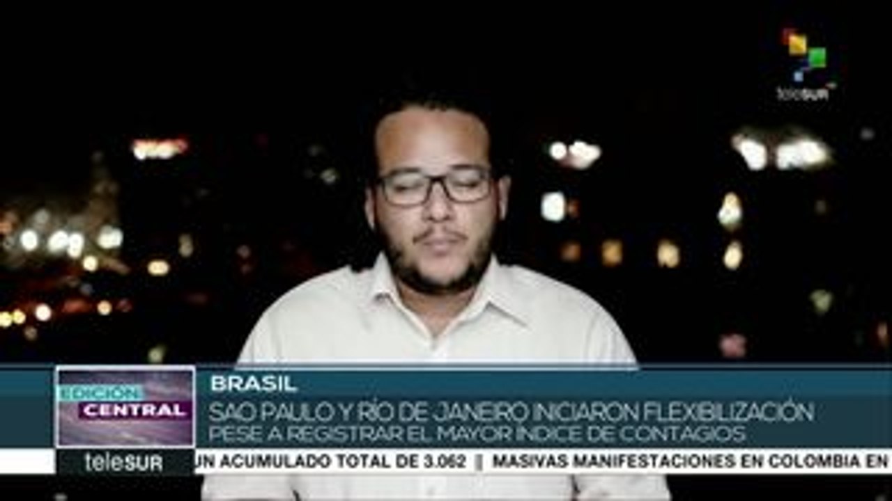 Sao Paulo y Río de Janeiro inician flexibilización del confinamiento